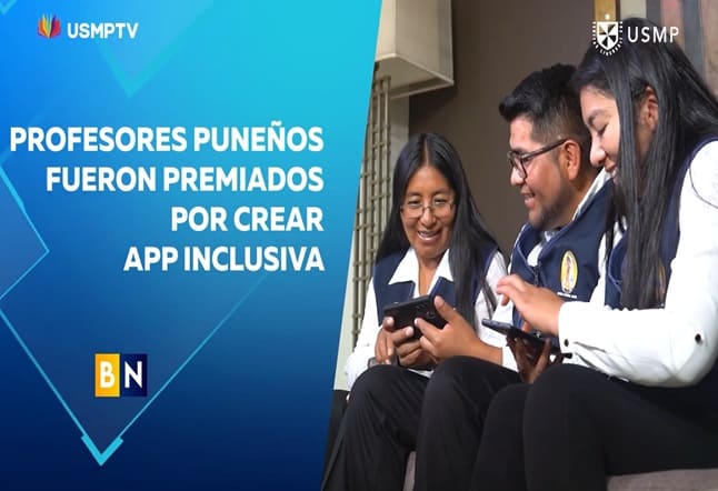 PROFESORES PUNEÑOS FUERON PREMIADOS POR CREAR APP INCLUSIVA